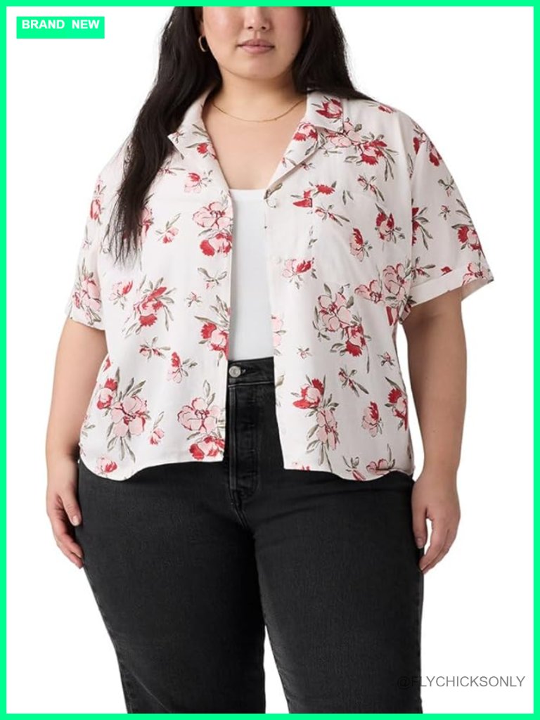 Button-Down Camp Shirt With Point Collar, Laidback Fit